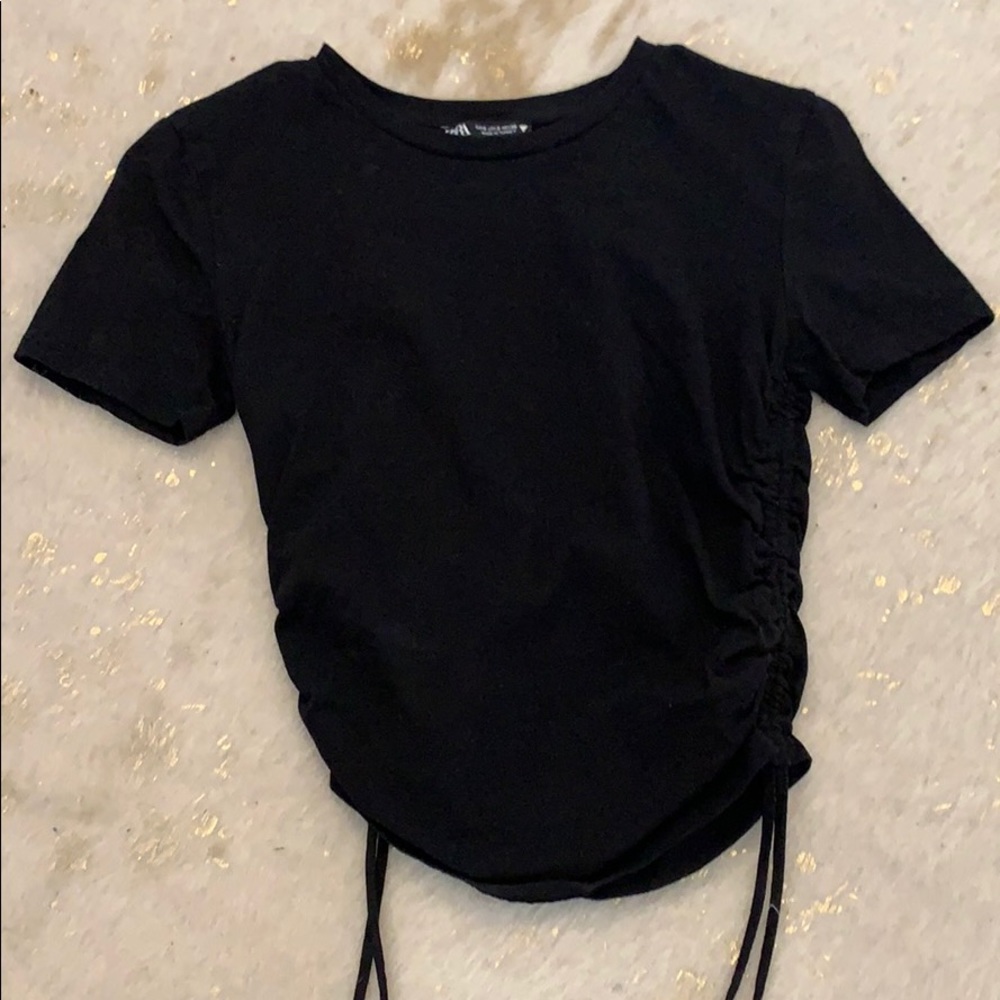 zara synched tshirt